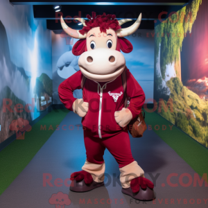Postava maskota Maroon Zebu...