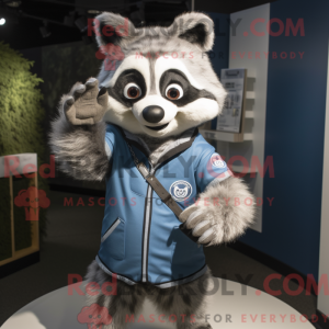 Silver Raccoon mascot...