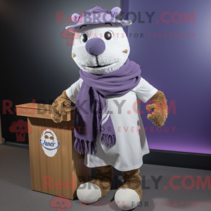 Lavendel biff maskot drakt...