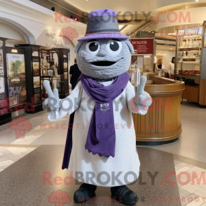 Lavendel biff maskot drakt...