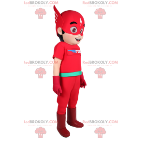 Mascota de superhéroe - Flash - Redbrokoly.com