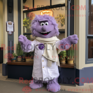 Lavendel biff maskot drakt...