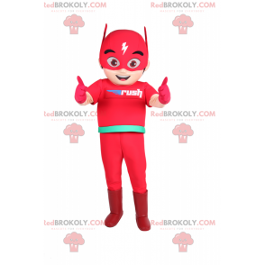 Mascote do super-herói - Flash - Redbrokoly.com