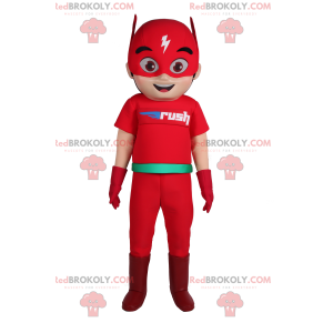 Mascota de superhéroe - Flash - Redbrokoly.com