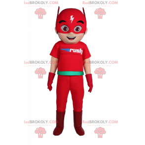 Mascote do super-herói - Flash - Redbrokoly.com