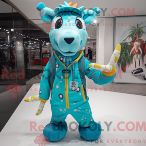 Turquoise giraffe...