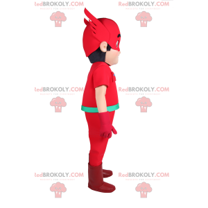 Mascota de superhéroe - Flash - Redbrokoly.com