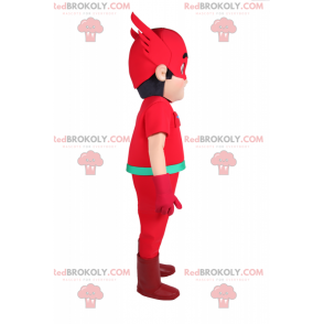 Superhelden-Maskottchen - Flash - Redbrokoly.com