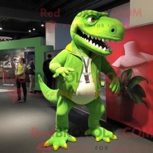 Limegrønn Tyrannosaurus...