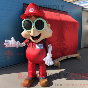 Red Tooth Fairy mascot...