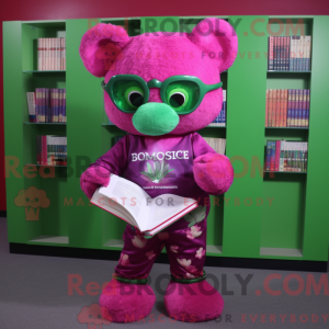 Costume de mascotte Magenta...
