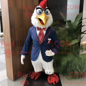Roosters maskotdraktfigur...