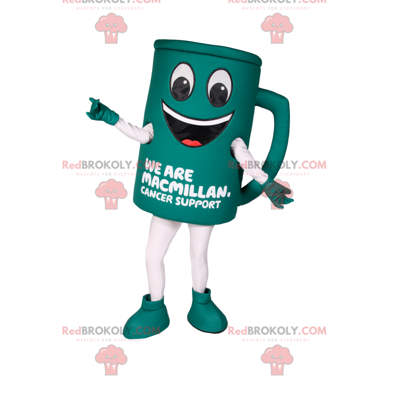 Coffee cup mascot - Redbrokoly.com