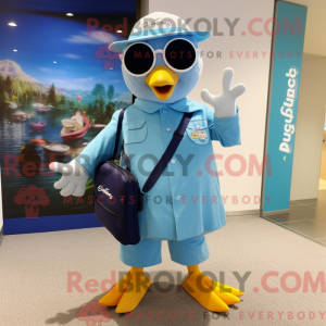 Blue Gull-maskotdraktfigur...