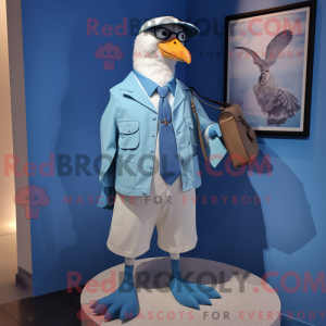 Blue Gull maskot kostume...