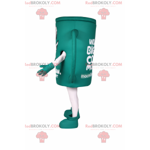 Mascote da xícara de café - Redbrokoly.com