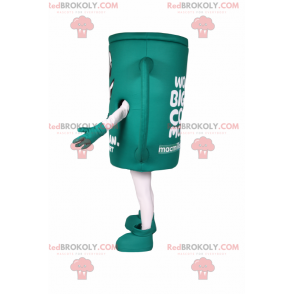 Coffee cup mascot - Redbrokoly.com