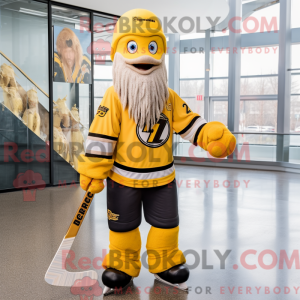 Goldener Eishockeyschläger...