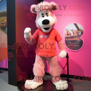 Disfraz de mascota de Pink...