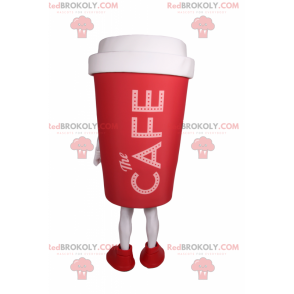 Takeaway cup maskot - Redbrokoly.com
