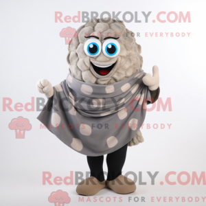 Grå østers maskot kostume...