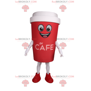 Takeaway cup mascot - Redbrokoly.com