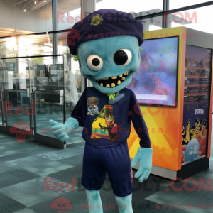 Costume mascotte de zombie...