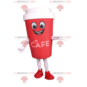 Mascotte de tasse a emporter - Redbrokoly.com