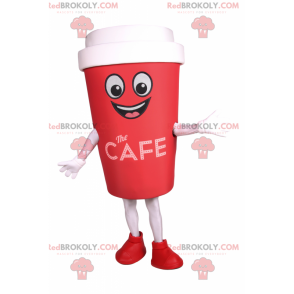 Takeaway cup mascot - Redbrokoly.com