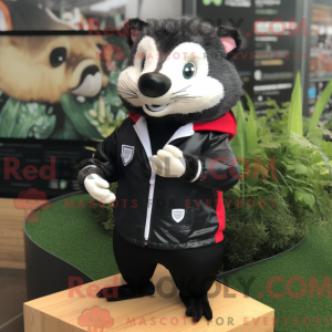 Figura de máscara de texugo...