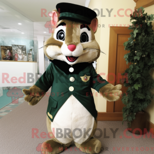 Olive Chipmunk maskot...