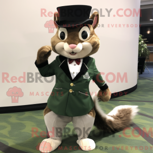 Olive Chipmunk mascot...
