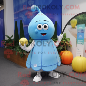 Sky Blue Squash maskot...