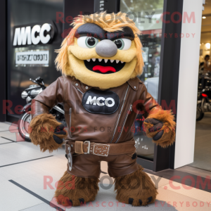 Brown Cod-mascottekostuum...