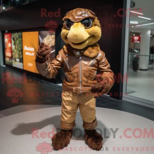 Brown Cod-mascottekostuum...