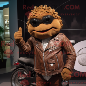 Brown Cod maskot...