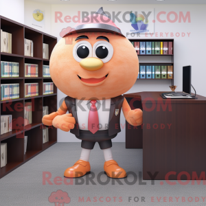 Peach Attorney mascot...