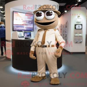 Tan Gyro mascottekostuum...
