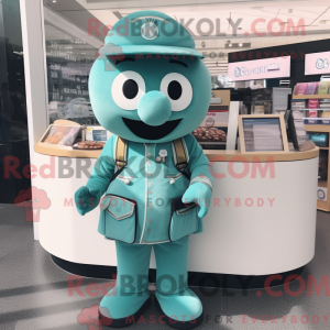 Postava maskota Teal Ice...