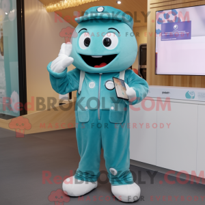 Postava maskota Teal Ice...