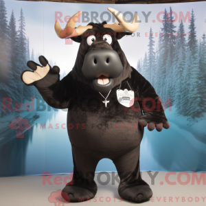 Black Moose maskot...