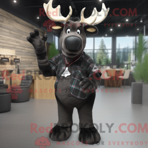 Black Moose maskot...