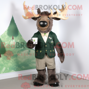 Oliven Irish Elk maskot...