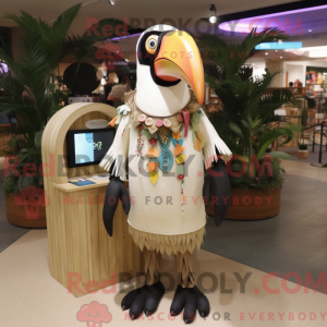 Figura de máscara de tucano...