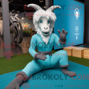 Cyaan Angora Geit...