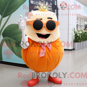 Peach Onion mascottekostuum...