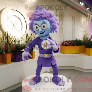 Lavender Acrobat mascot...