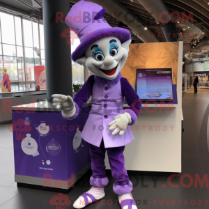 Lavendel Acrobat maskot...