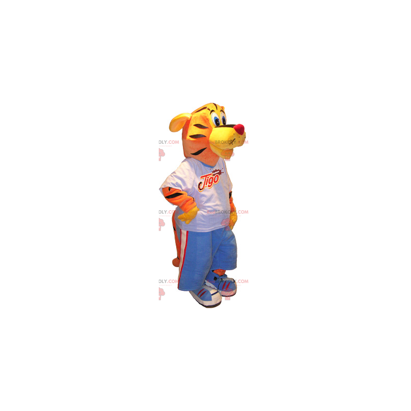 Maskot tygr ve sportovním oblečení - Redbrokoly.com Maskot tygr ve sportovním oblečení - Redbrokoly.com