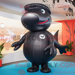 Figura de máscara de baleia...